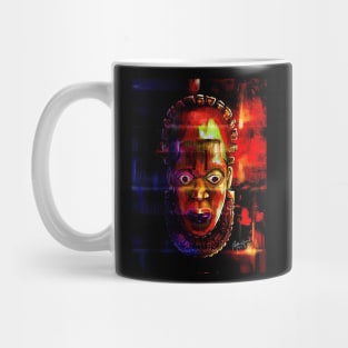 Benin queen mother head Mug